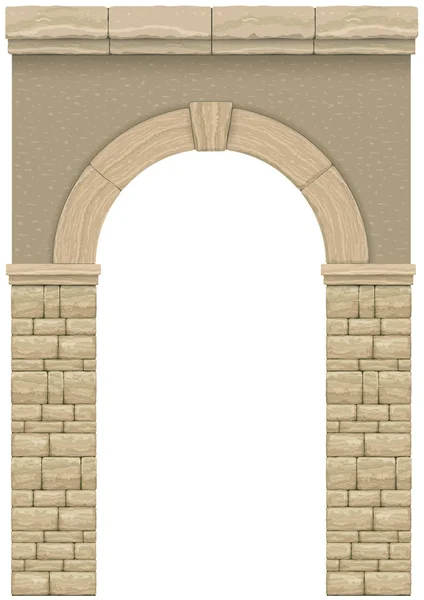 Arco antiguo clásico 1 — Vector de stock