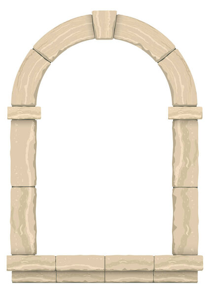 Classic antique arch