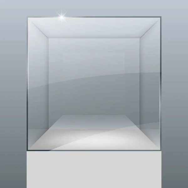 Vitrine en verre — Image vectorielle