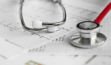 tablodaki klavye ile phonendoscope