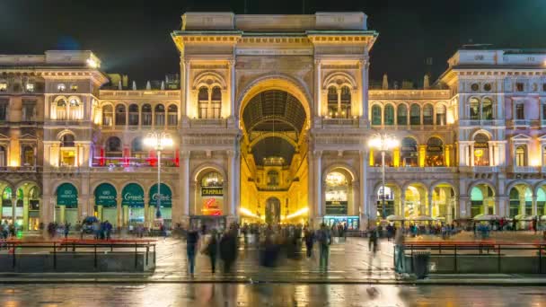 Meest beroemde duomo achterzijde voorste bovenste lucht panorama 4 k tijd vervallen Italië — Stockvideo