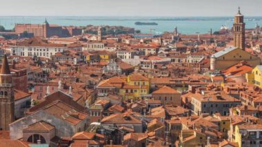 Venedik panoramik Simgesel Yapı havadan görünümü   