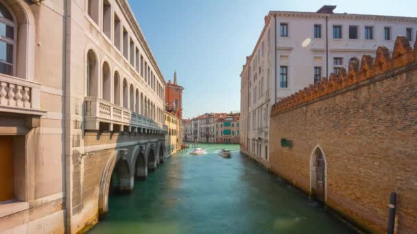 Canal Grande in Venedig Italien — Stockvideo