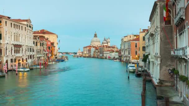 Canal Grande in Venedig Italien — Stockvideo