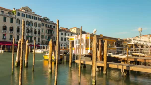 Canal Grande i Venedig Italien — Stockvideo