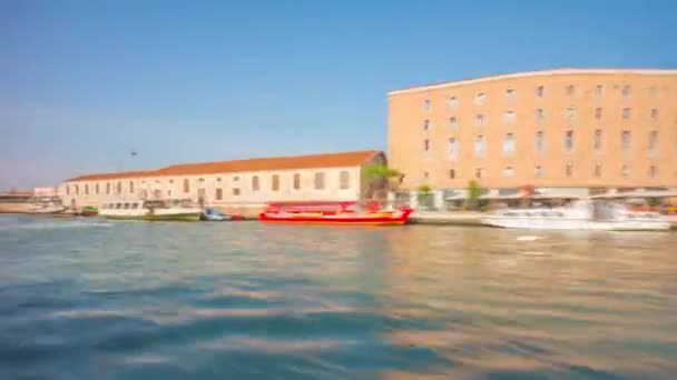Grande Canal em Veneza Itália — Vídeo de Stock