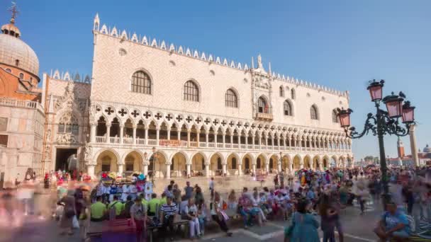 Piazza san marko Venedik — Stok video