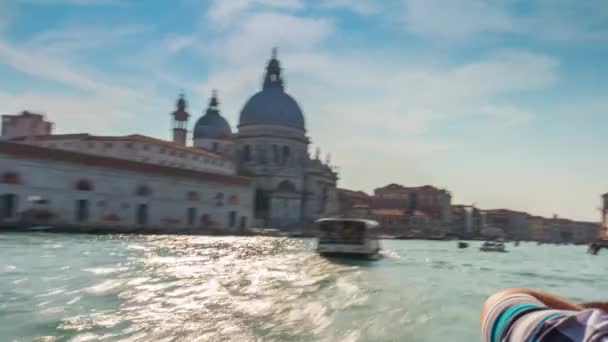 Gran Canal de Venecia Italia — Vídeo de stock