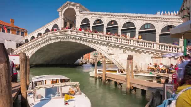 Ponte di Rialto a Venezia — Video Stock