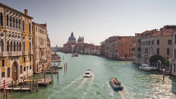 ヴェネツィアのグランドキャナルイタリア — ストック動画