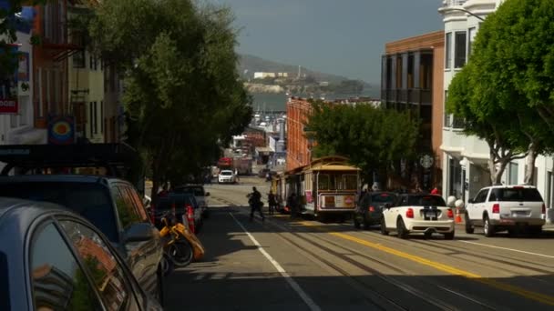 Atestadas calles de San Francisco — Vídeos de Stock