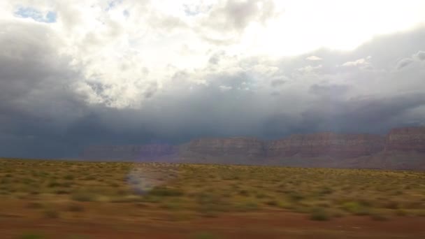 Strada vuota nella Valle della Morte — Video Stock