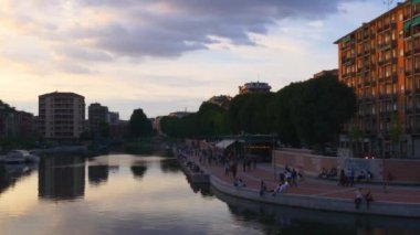 Darsena canal panorama 4k