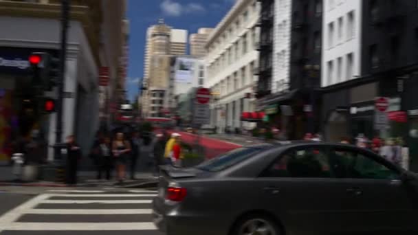 Atestadas calles de San Francisco — Vídeos de Stock