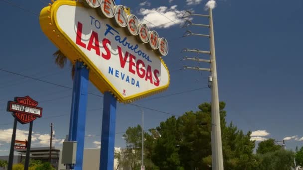 Welcome to Las Vegas sign — Stock Video