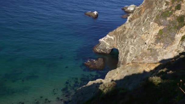 California Coastline lungo Big Sur — Video Stock