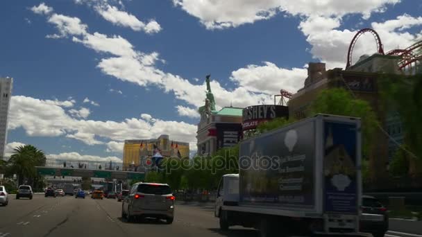 Las vegas Straßenleben. — Stockvideo