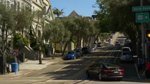 Crowded San Francisco streets — Stock Video