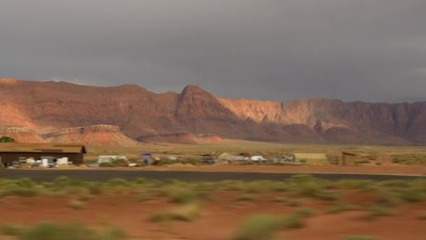 Lege weg in Death Valley — Stockvideo