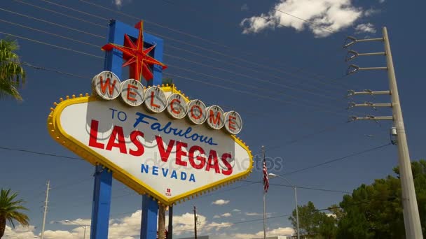 Welkom in Las Vegas. — Stockvideo
