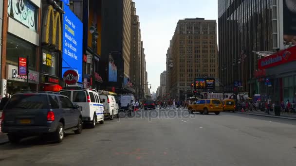 Vida de rua de Nova Iorque — Vídeo de Stock