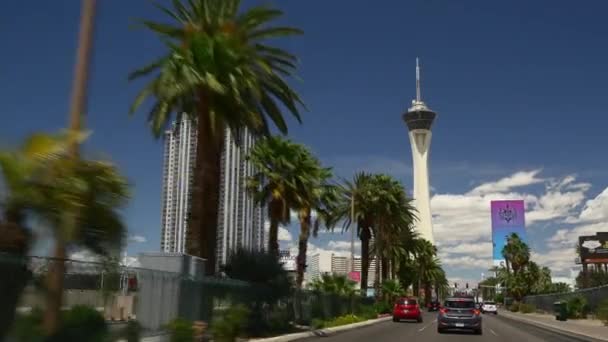 Życie ulicy Las Vegas. — Wideo stockowe