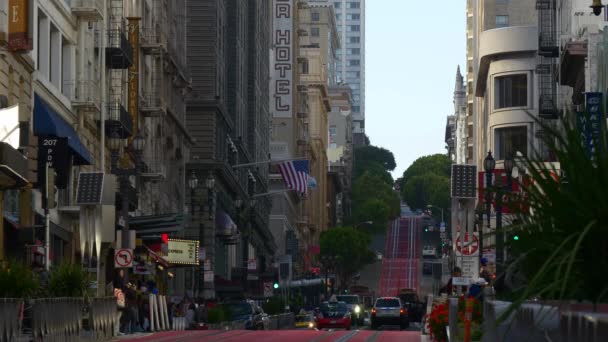 Atestadas calles de San Francisco — Vídeos de Stock