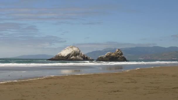 Pláž San francisco — Stock video