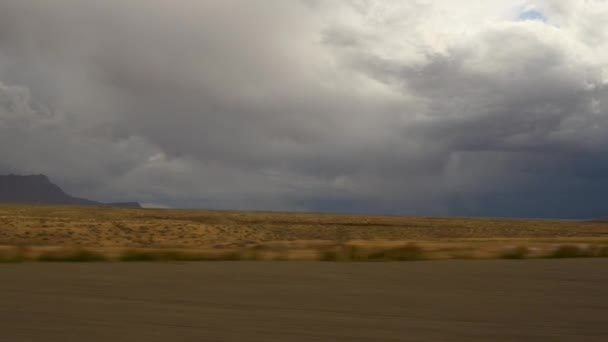 Camino vacío en Valle de la Muerte — Vídeo de stock