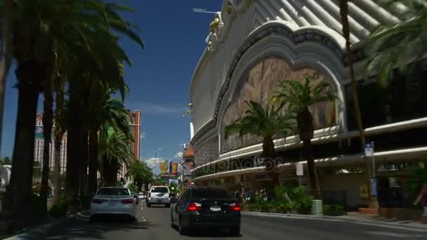 Życie ulicy Las Vegas. — Wideo stockowe