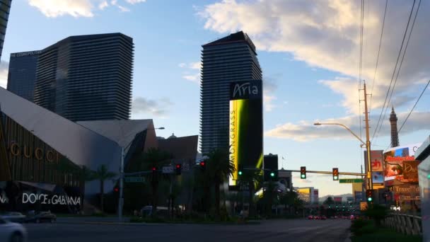 La vida callejera de Las Vegas . — Vídeo de stock