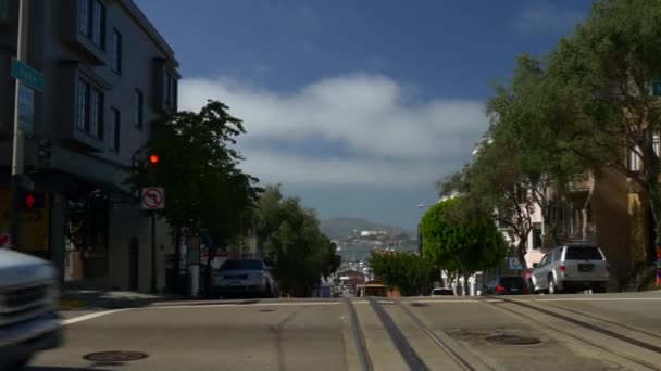 Atestadas calles de San Francisco — Vídeos de Stock
