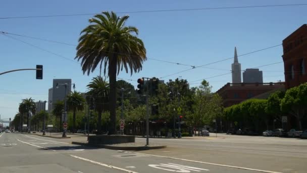Přeplněné ulice San Francisco — Stock video