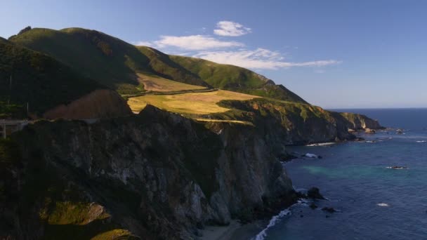 California Coastline lungo Big Sur — Video Stock
