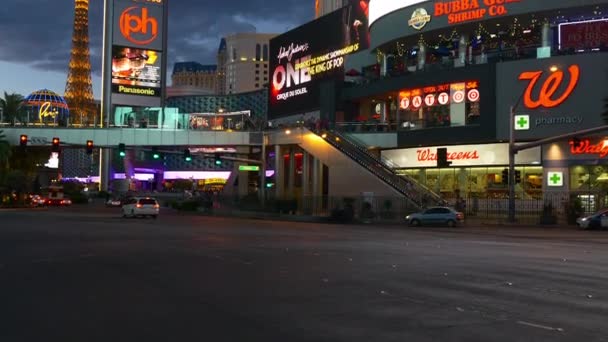 Las vegas Straßenleben. — Stockvideo