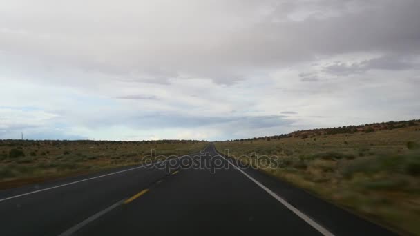 Üres road ban Death Valley — Stock videók