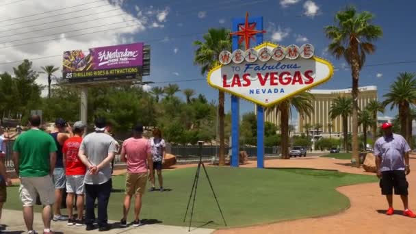 Witamy w Las Vegas znak — Wideo stockowe