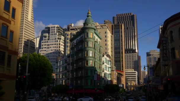 Overfyldte San Francisco gader – Stock-video