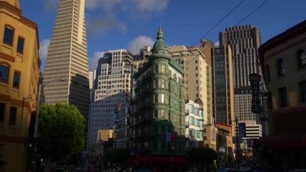 Atestadas calles de San Francisco — Vídeos de Stock