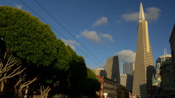 Pencakar langit San Francisco — Stok Video