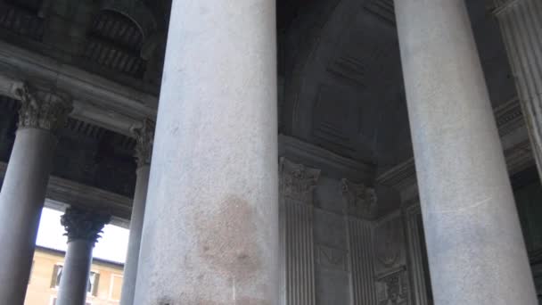 Ruïnes van het oude Rome — Stockvideo