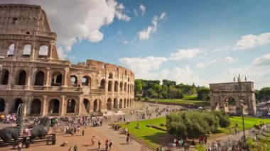 Colosseum veya Coliseum timelapse