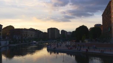 Naviglio Grande Kanalı Akşamları