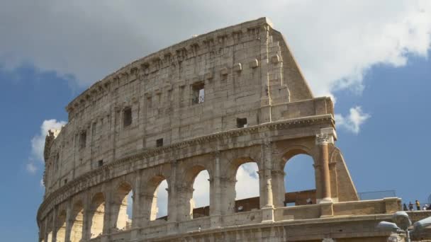 Anfiteatro Flaviano em Roma — Vídeo de Stock