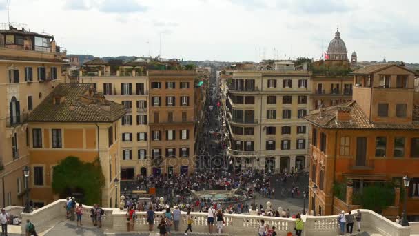 Piękną panoramę Rome — Wideo stockowe