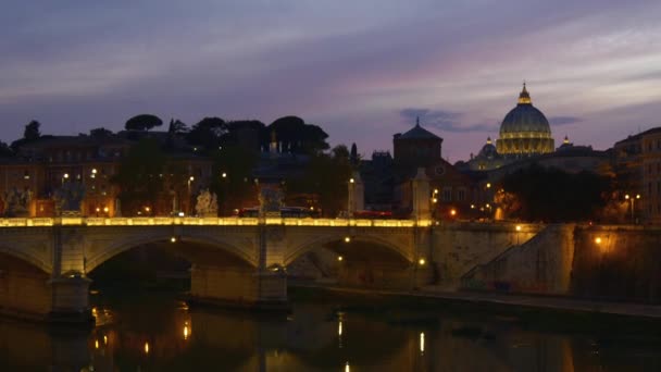 Puente de Sant Angelo — Vídeo de stock