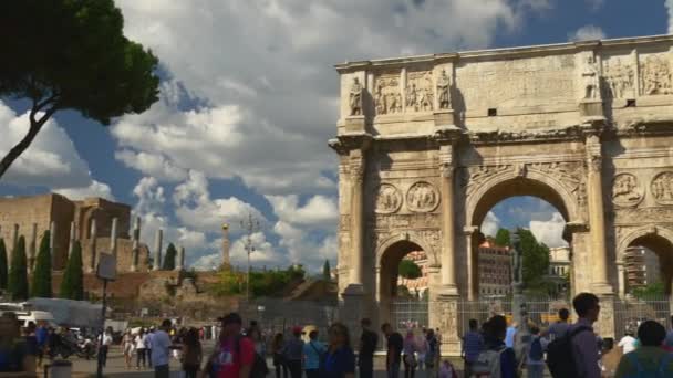 Bogen des Titus Römisches Forum — Stockvideo