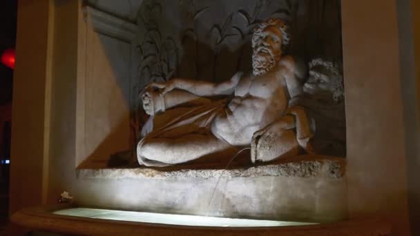 Όμορφη fontaine για: Ρώμη — Αρχείο Βίντεο