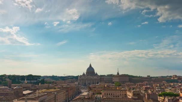 Bellissimo skyline di Roma — Video Stock