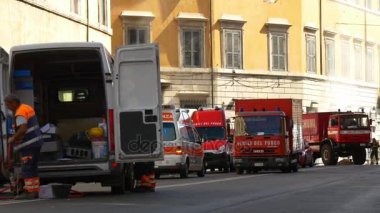Yangın kaza Roma Caddesi üzerinde.